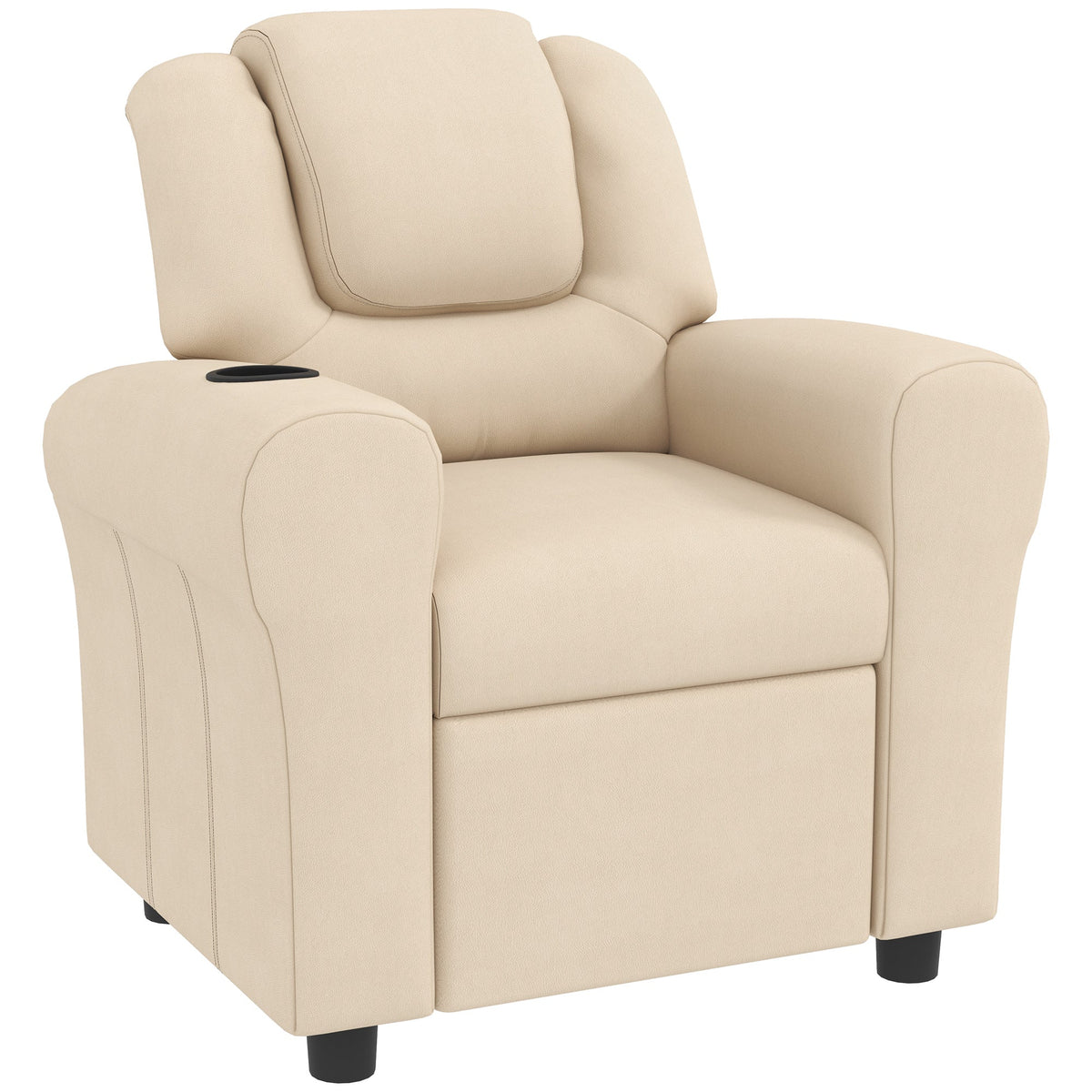 HOMCOM Kids Recliner Chair with Adjustable Backrest and Footrest