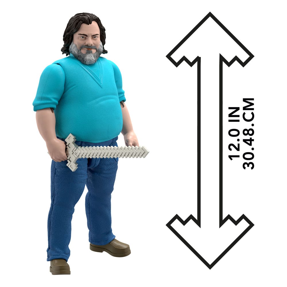 A Minecraft Movie Steve 12" Large Action Figure