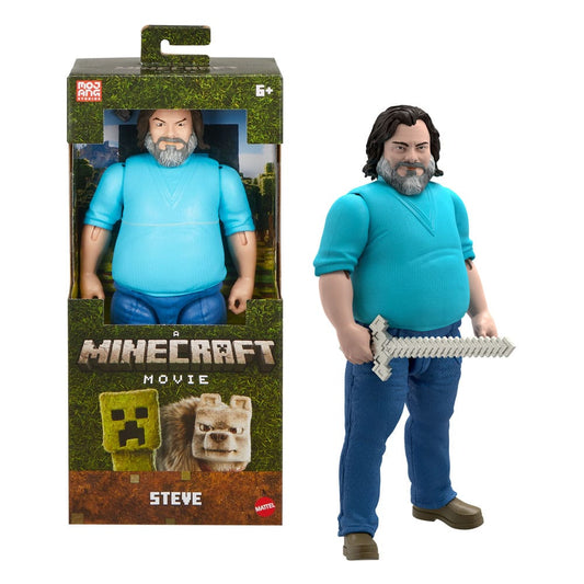 A Minecraft Movie Steve 12" Large Action Figure