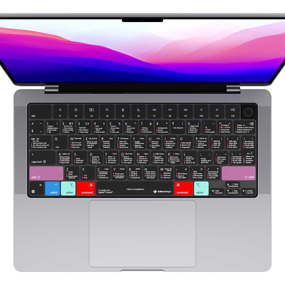 Xcode Keyboard Covers for MacBook Pro