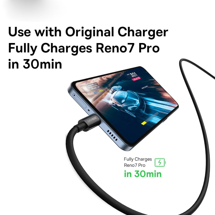 Baseus USB-A to USB-C 65W Flash Charging Data Cable 1M