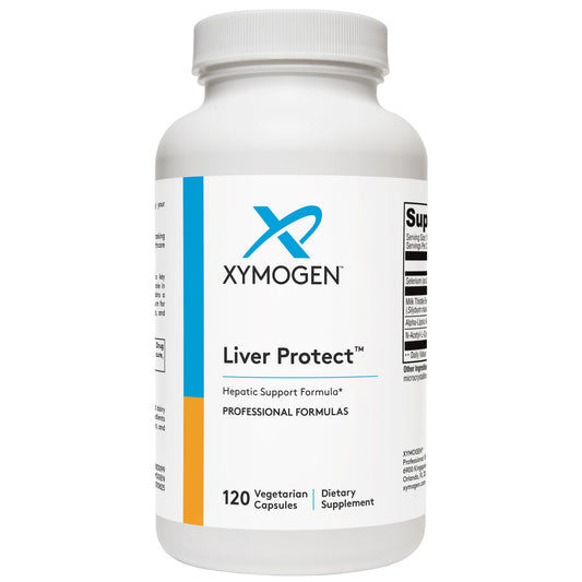 XYMOGEN Liver Protect - Liver Support with Milk Thistle, NAC, ALA & Selenium | 120 Capsules