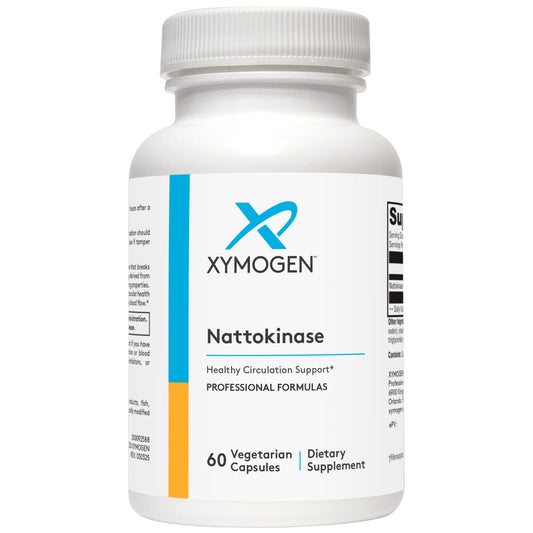 XYMOGEN Nattokinase 2000 FU – Heart Health & Circulation (60 Caps, Gluten Free, Vegan)
