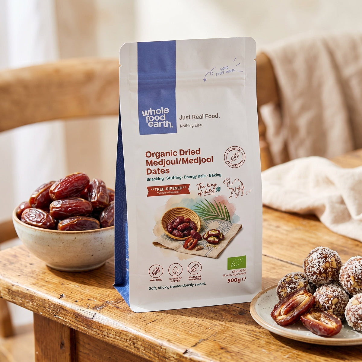 Organic Dried Medjoul/Medjool Dates