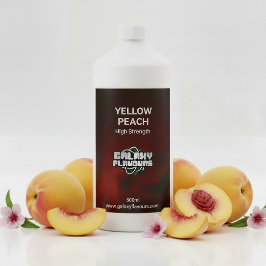 Yellow Peach Food Flavouring - Professional High Strength - 500ml