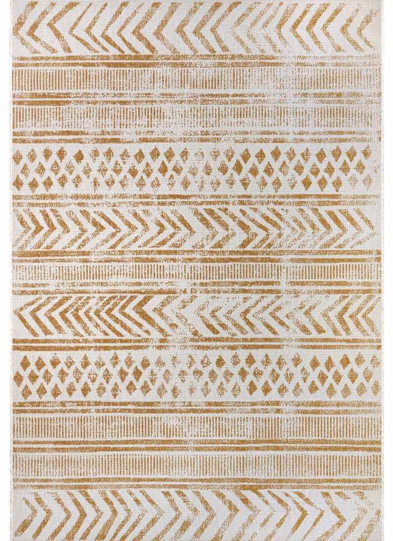 Reversible Geometric Indoor-Outdoor Flatweave Rug