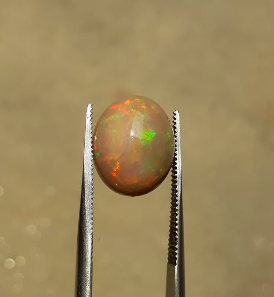 Opal for Sale - White Fire Opal - Welo Opal - October Birthstone - 14x12mm 5.4ct