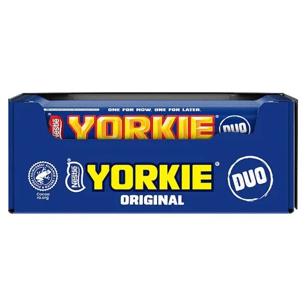 Yorkie DUO Milk Chocolate Bar 72g (Case of 24)