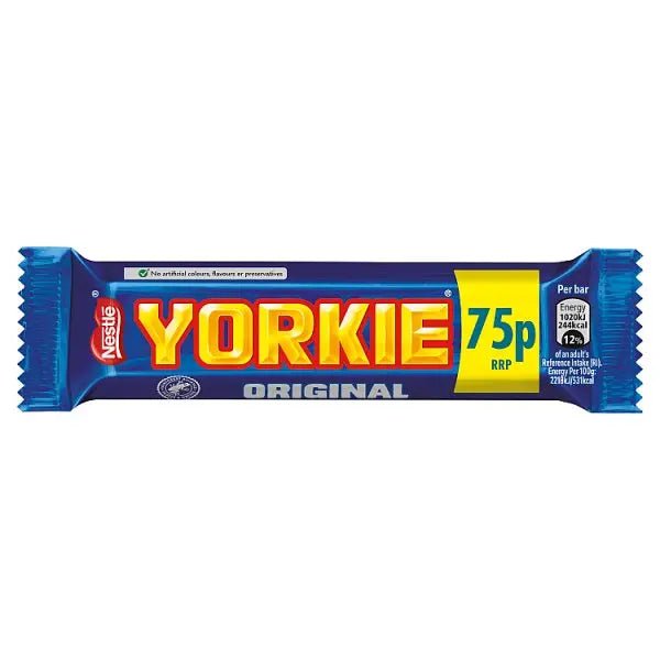 Yorkie Milk Chocolate Bar 46g PMP 75p (Case of 24)