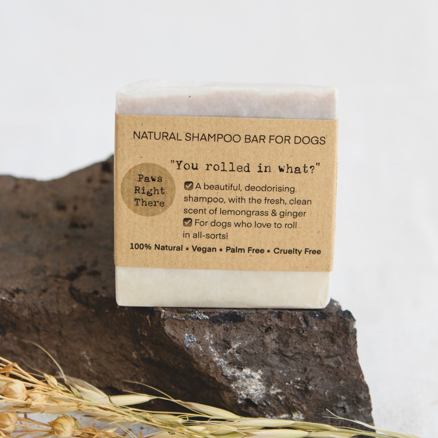 You Rolled in What?! Natural Deodorising Dog Shampoo Bar – 80g