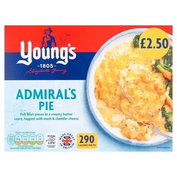 Youngs Admirals Pie 300g - (Case of 12)