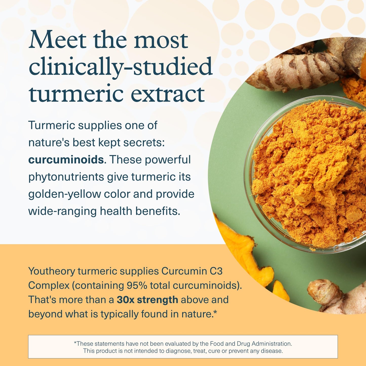 Youtheory Turmeric Extra Strength 1,000 mg - Brain, Muscle & Joint Health | Bioenhancers, Curcuminoids & Herbal Extracts - USP Verified - 60 Vegetarian Capsules