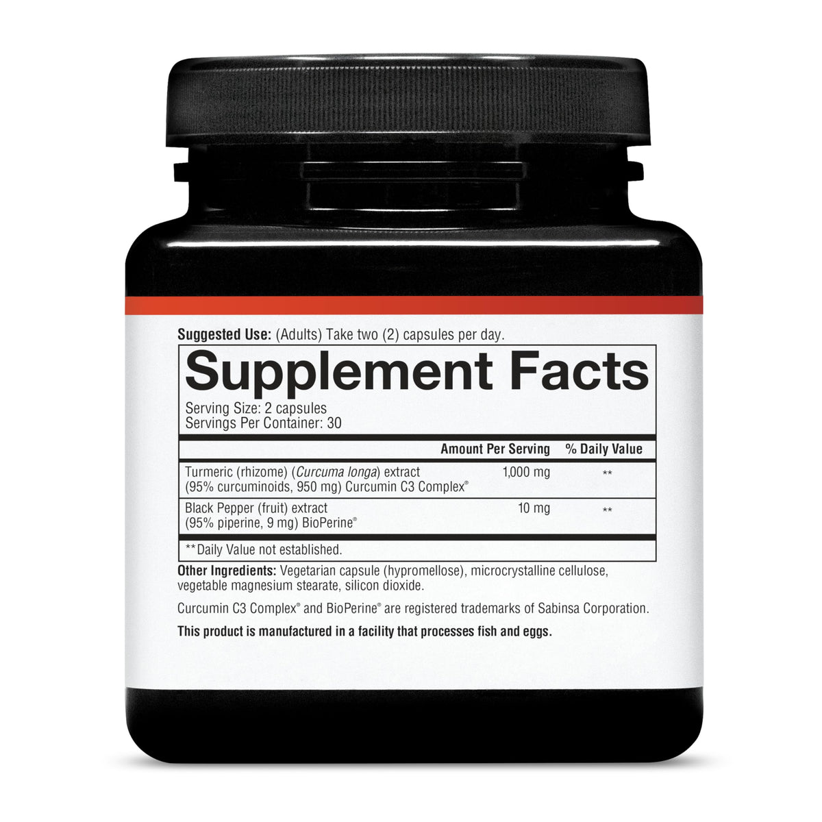 Youtheory Turmeric Extra Strength 1,000 mg | Curcumin with 10 mg BioPerine | 120 Veg Capsules