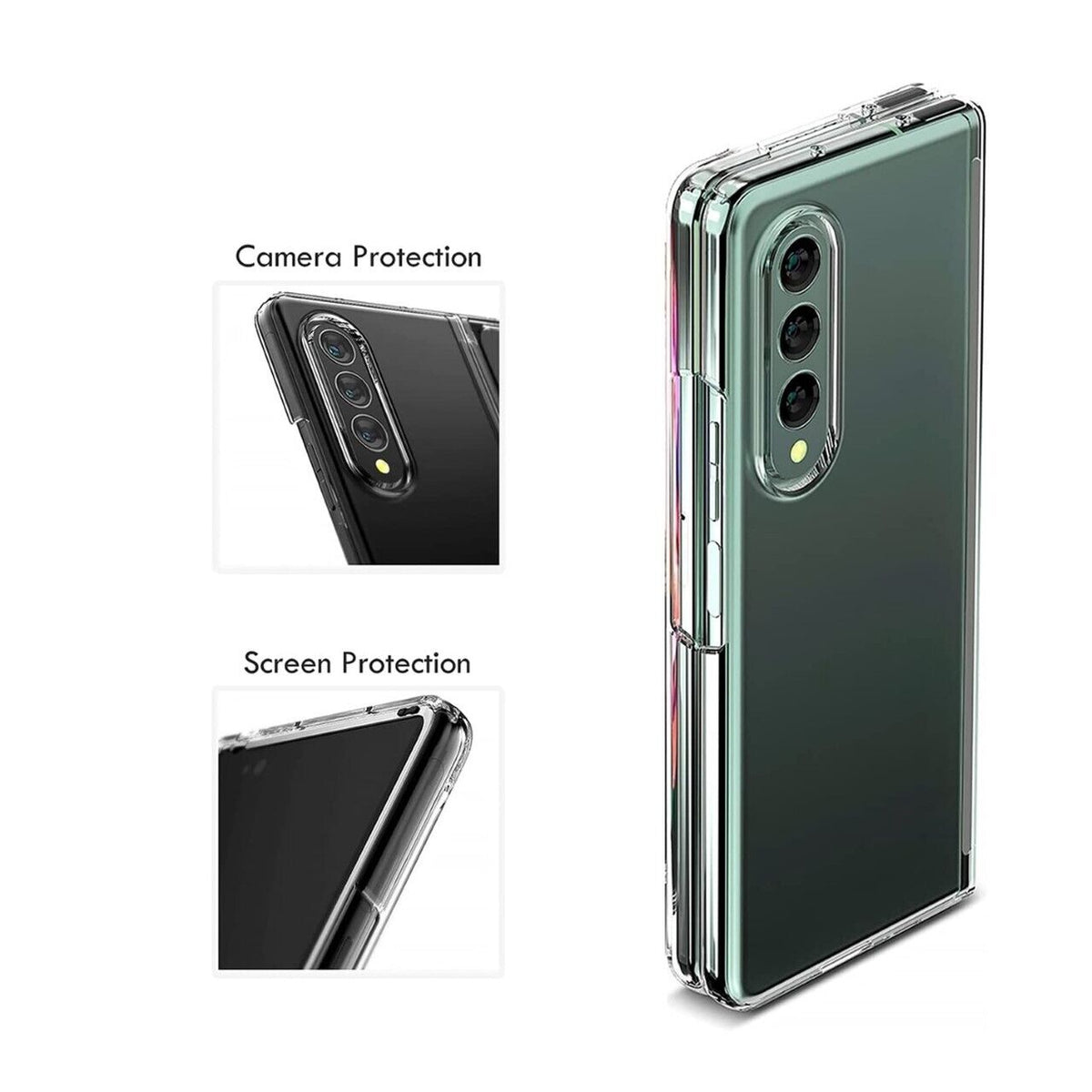 Samsung Galaxy Z Fold 6 Clear Silicone Gel Case