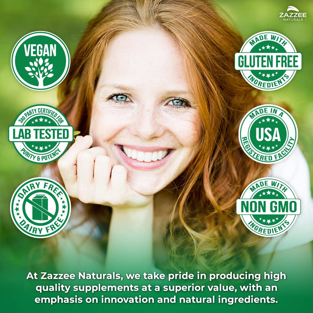 Zazzee USDA Organic Red Korean Panax Ginseng – 20:1 Extract, 1000 mg, 120 Vegan Capsules