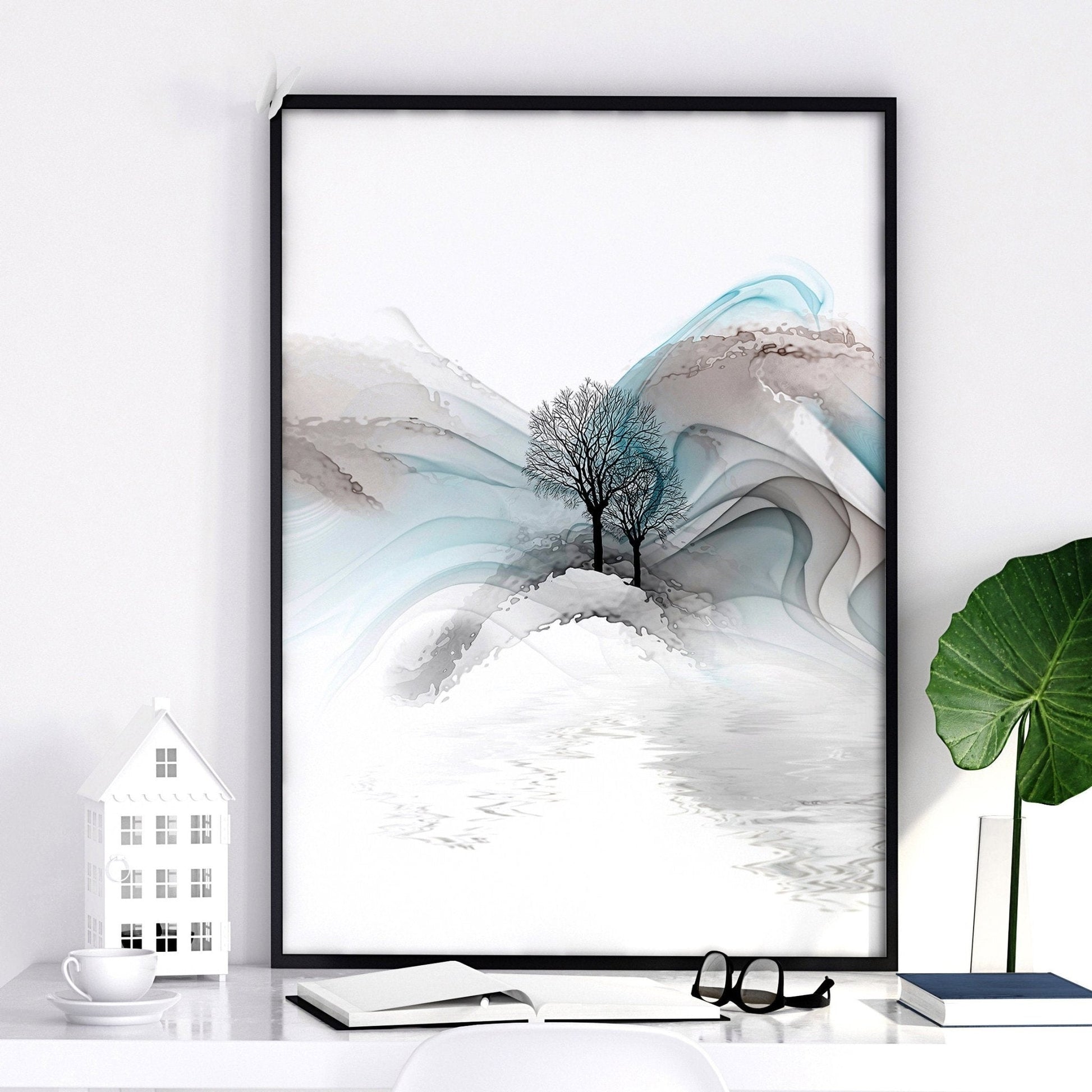 Zen wall art | set of 3 Japanese wall art