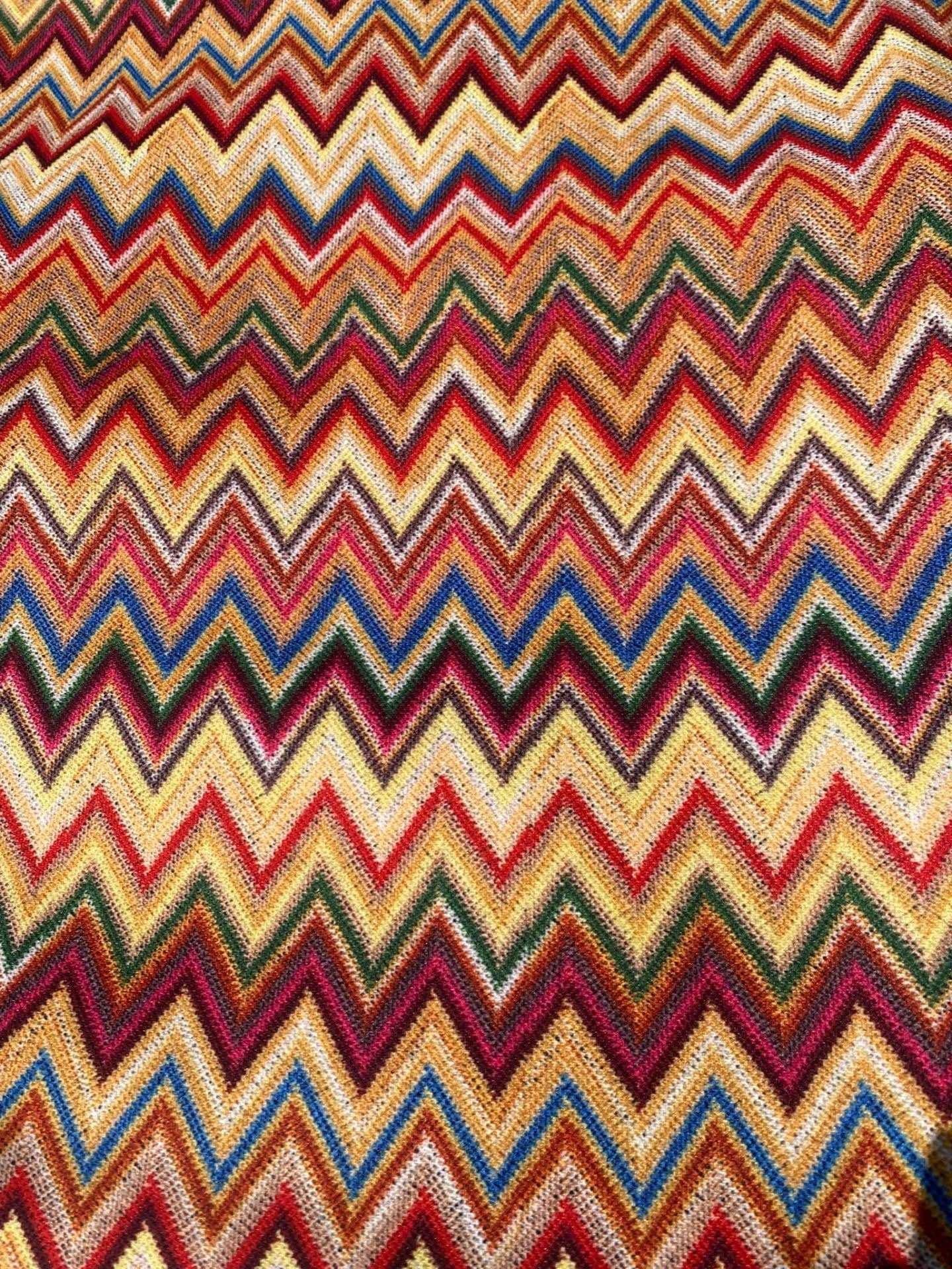 Zigzag Chevron Fabric by Metre