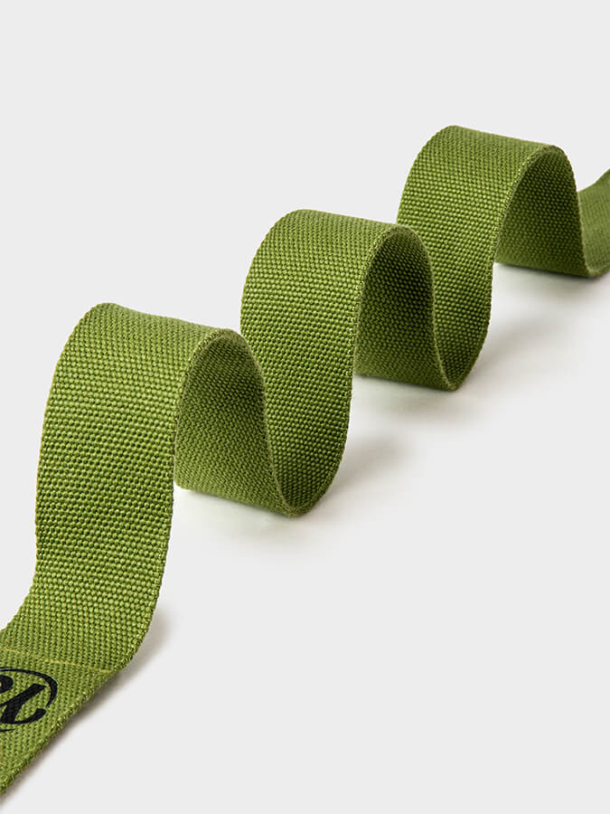 Yoga Studio GOTS Organic Cotton D-Ring 2.5m Yoga Belt Strap